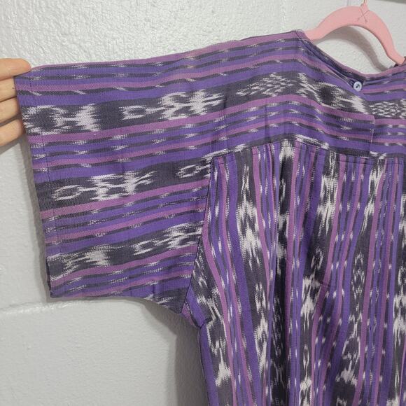 VTG Purple Boho Top - Picture 7 of 8